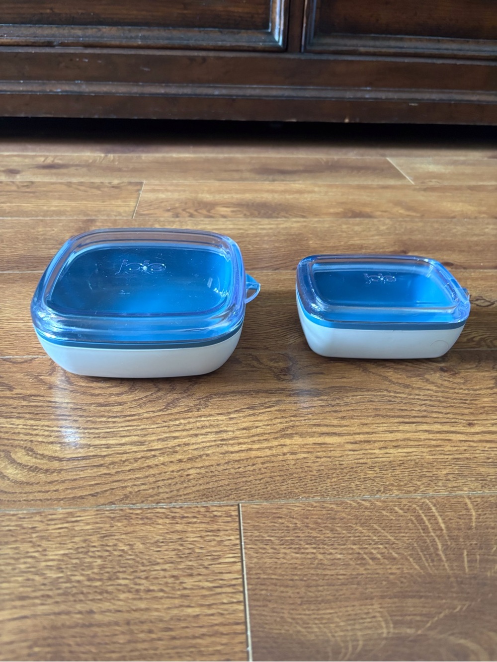 Joie Blue Food Storage Containers with Lids - Set of 2